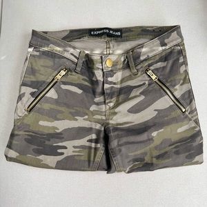 Express Camo Skinny Jeans - Size 4